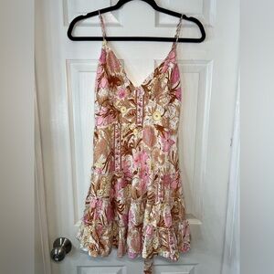 Saints And Secret Cynthia‎ Floral Mini Dress Size Large